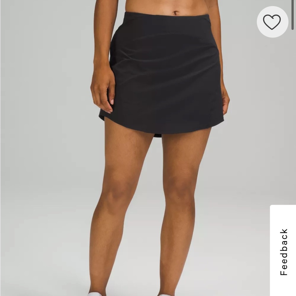 lululemon black Essential High-Rise Running Skirt - Long